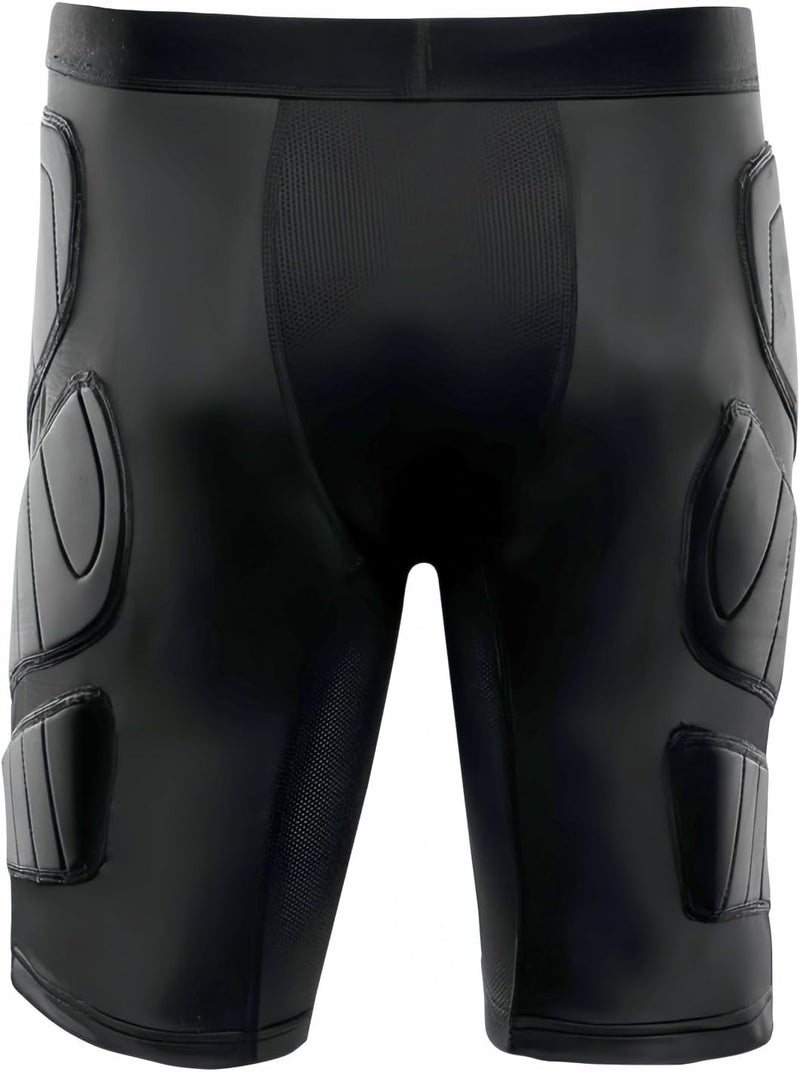 Topeter Goalkeeper Armor Compression Shorts, Impact Sliders Padded Soccer Sliding Undershorts - Image 2